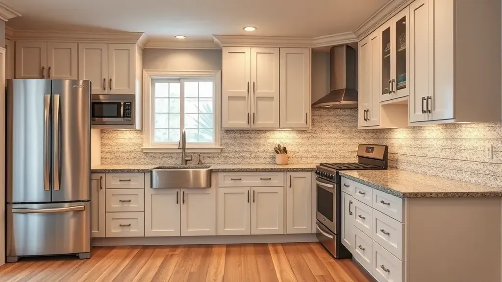 Cabinet Refacing projects in Mentone, CA showcasing beautiful kitchen transformations.