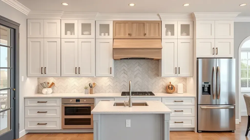 Cabinet hardware installation projects in Mentone CA showcasing modern designs and professional craftsmanship