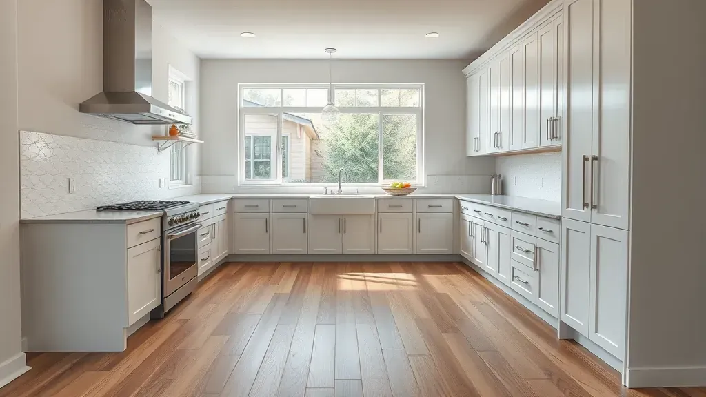 Kitchen Flooring Installation projects in Mentone CA showcasing various styles and designs in residential settings