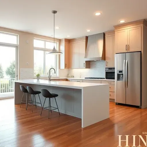 Recently remodeled kitchen in Mentone CA featuring modern cabinetry, quartz countertops, stainless steel appliances, and pendant lighting.