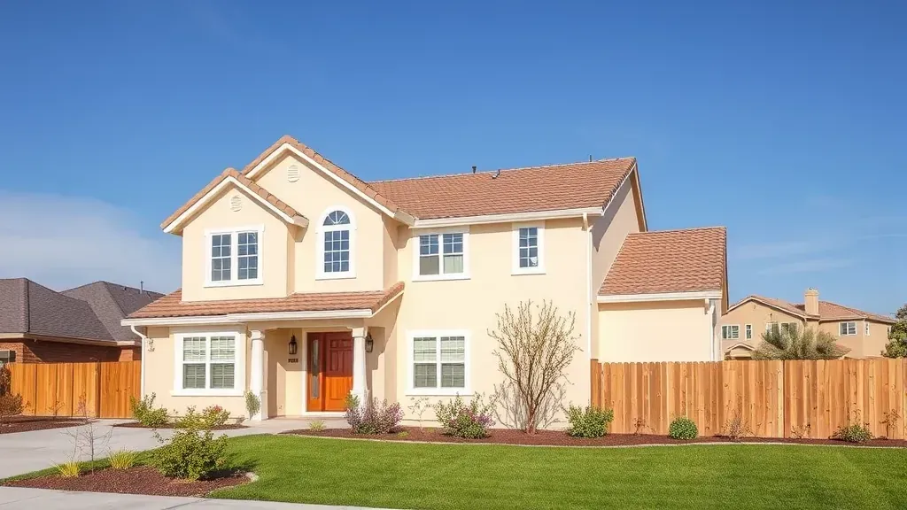 Home remodeling financing display in Mentone, CA with focus on features and potential renovations without people.