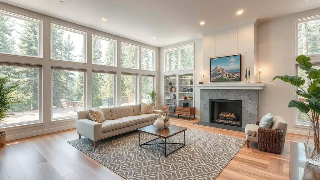 Home Remodeling in Lake Arrowhead, CA featuring a beautiful kitchen renovation.