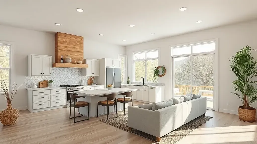 Home Remodeling in Lytle Creek CA showcasing modern kitchen and living area renovations.