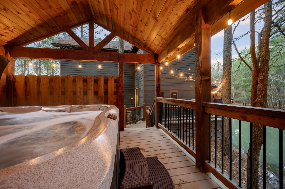 Cedarwood Serenity Hot Tub Cabana