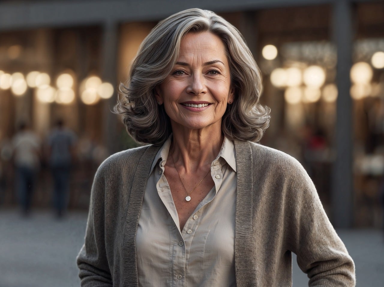 Portrait of a smiling senior