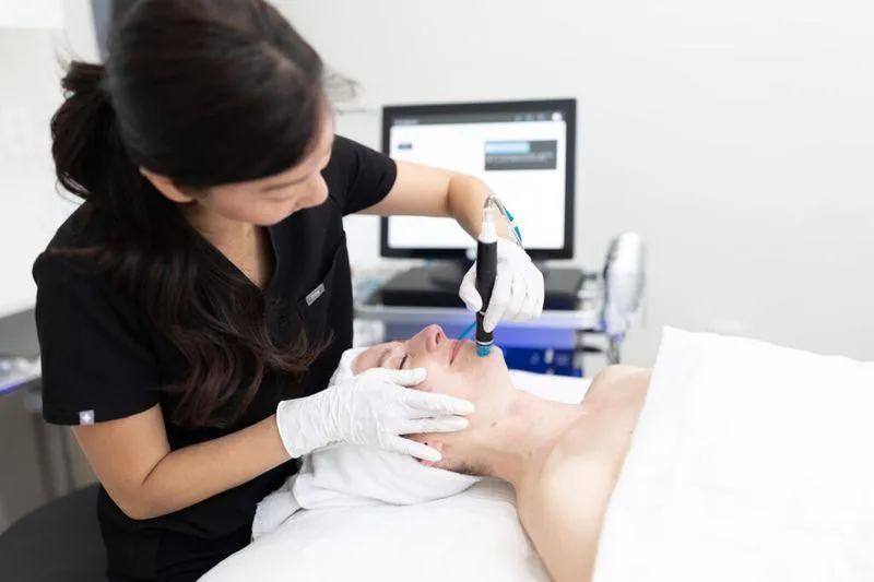 HydraFacial treatment in West Bloomfield for deep cleansing and hydration