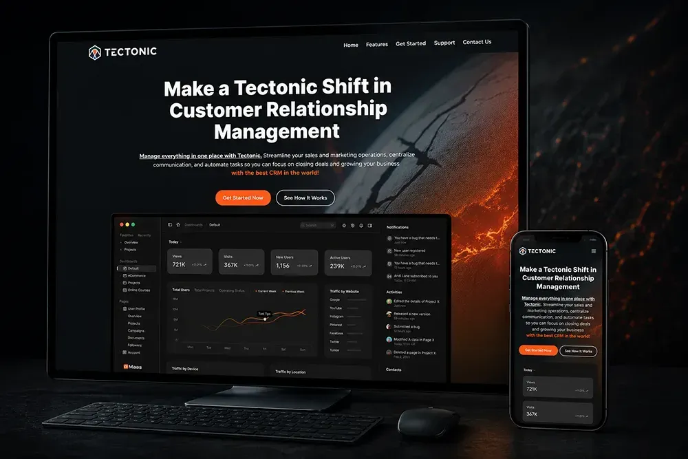 tectonic crm, the ai powered growth engine