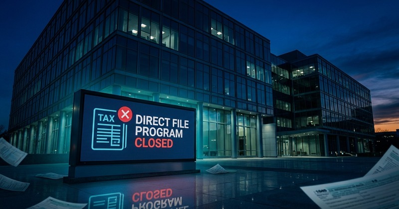 El IRS cierra Direct File — Lo que significa para tu oficina en la temporada 2026