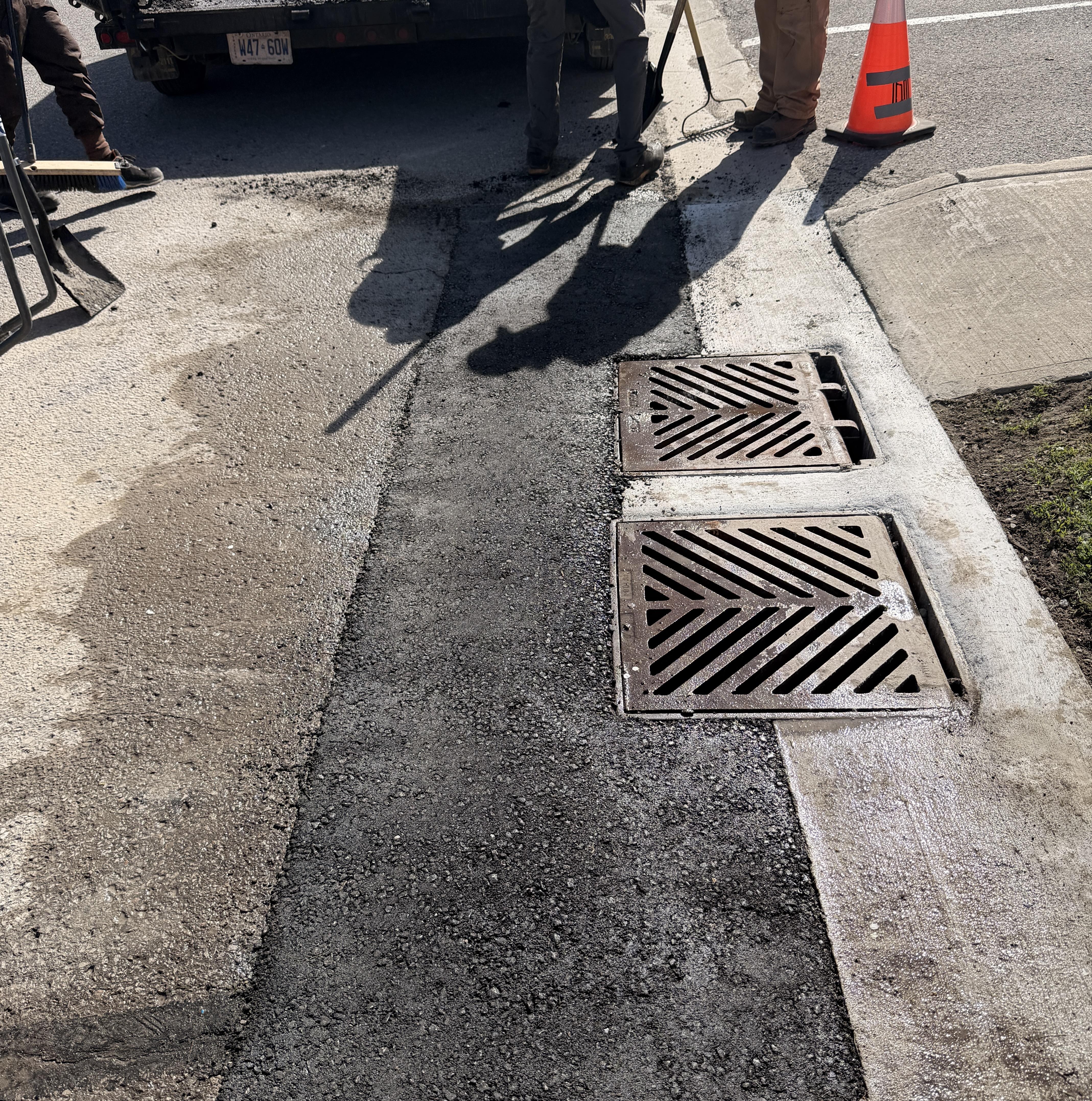 Rubberized Crack Repairs