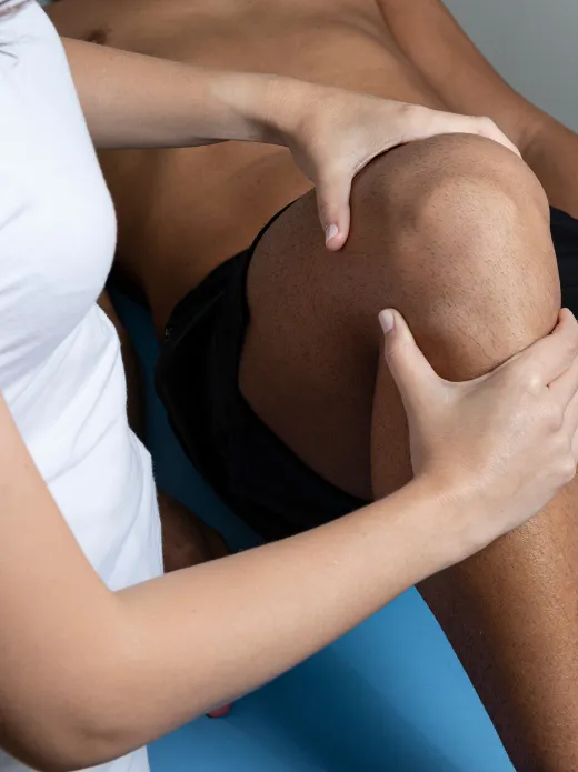 Therapeutic acupuncture session targeting pressure points to restore balance, reduce anxiety, and enhance overall health.