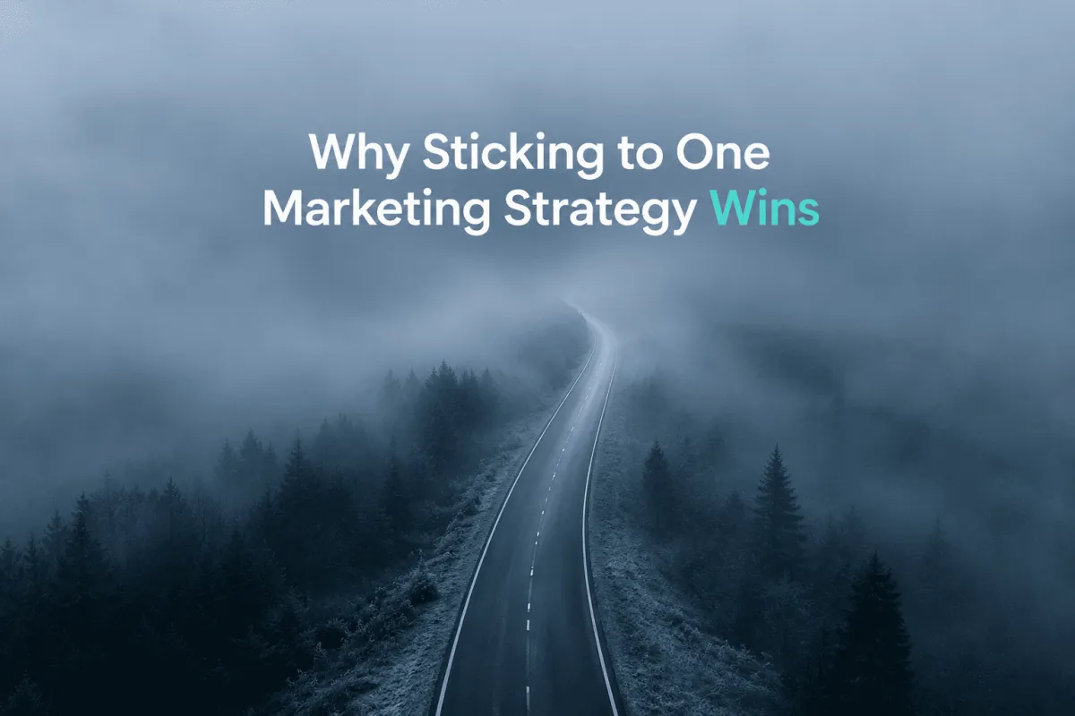 Why Sticking to One Marketing Strategy Beats Trying Everything