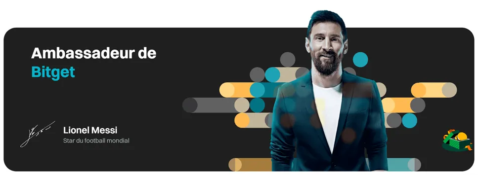 Lionel Messi ambassadeur Bitget - Cryptospot.fr