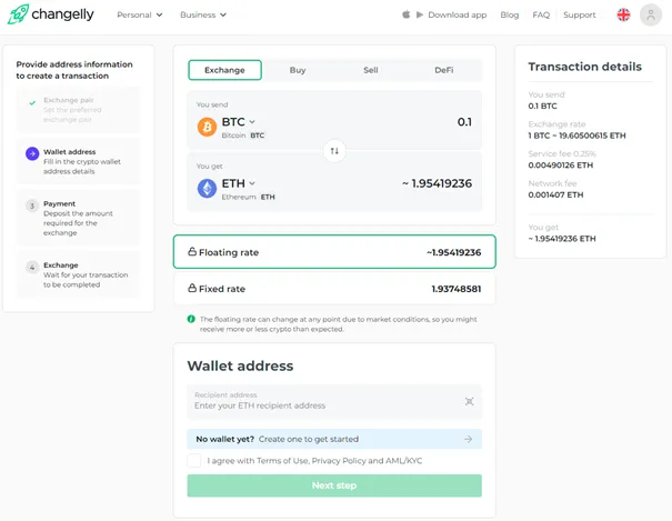 Changelly exchange crypto - Cryptospot.fr