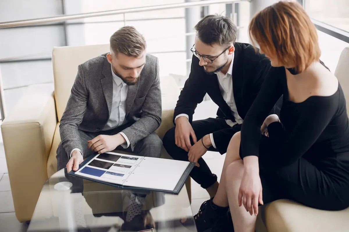 business and management consultant in corporate boardroom strategy session - business and management consultant