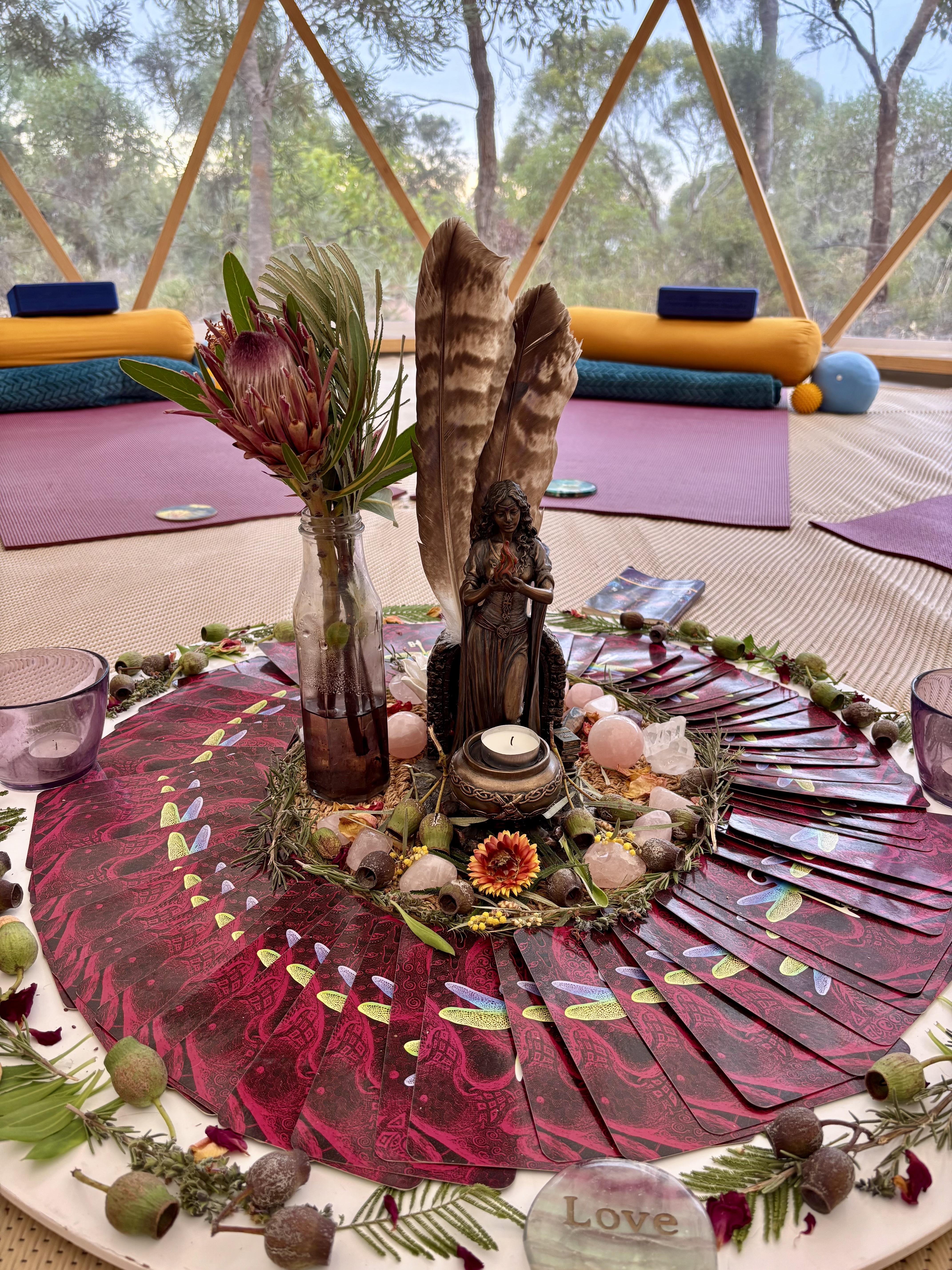 Sacred Bell Tent dome space