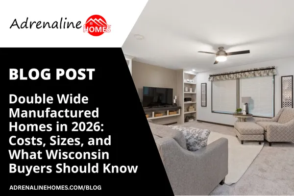 Double Wide Manufactured Homes in 2026: Costs, Sizes, and What Wisconsin Buyers Should Know