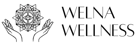 Logo an eye with two hands