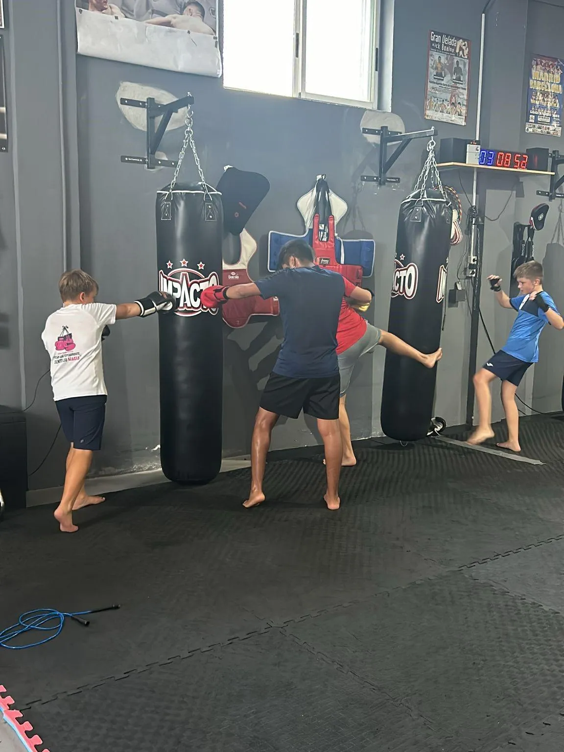 Clase de Kick Boxing Kids