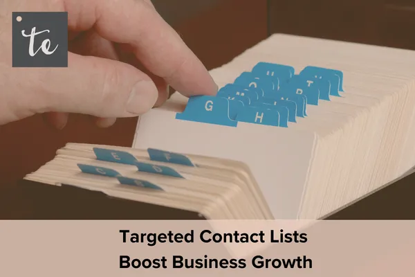 Targeted Contact Lists Boost Business Growth