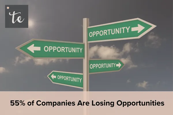 55% of Companies Are Losing Business Opportunities