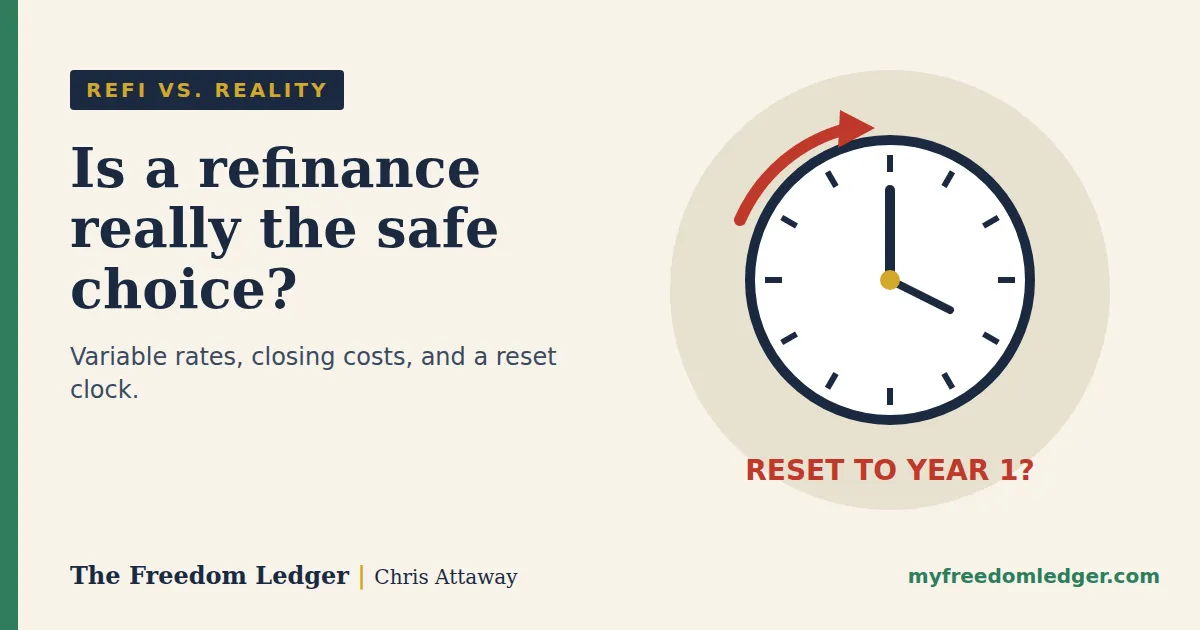 Refi vs. Reality: Is Refinancing Really the Safe Choice?