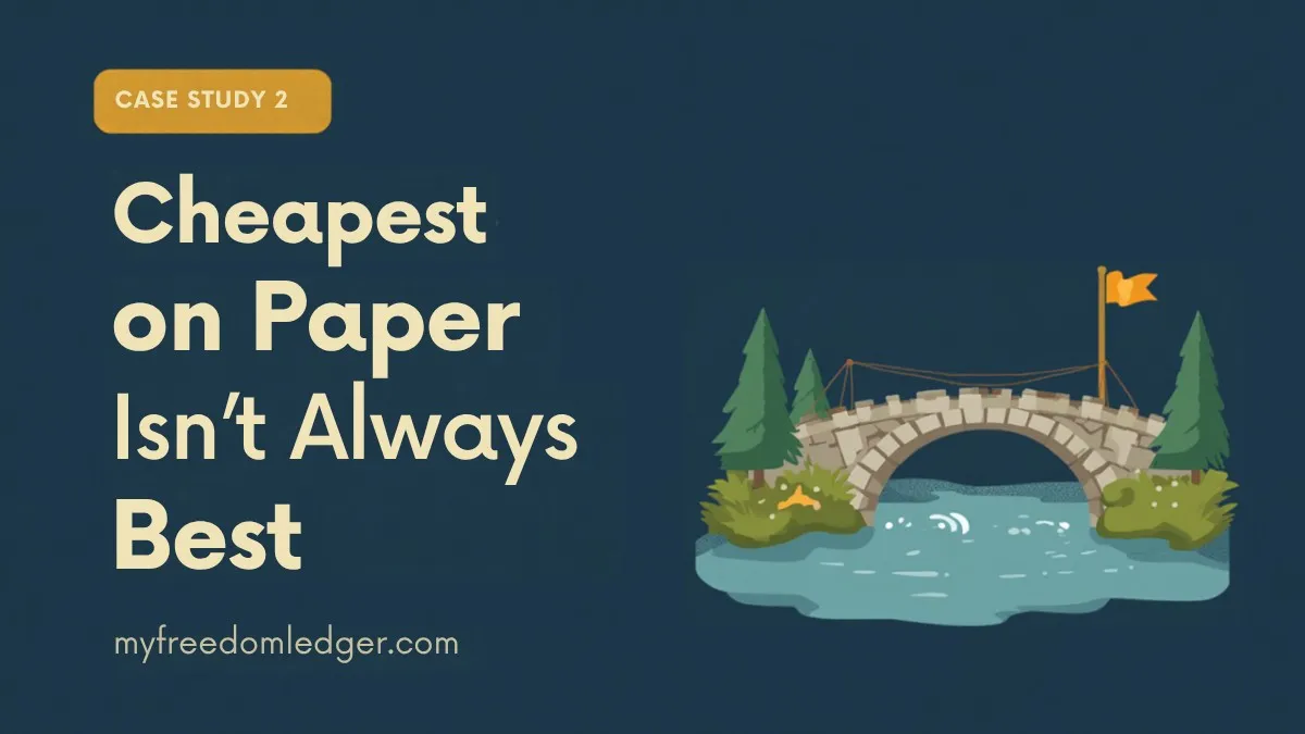 Case Study: The HELOC Looked Cheaper on Paper. Here's Why We Didn't Recommend It.