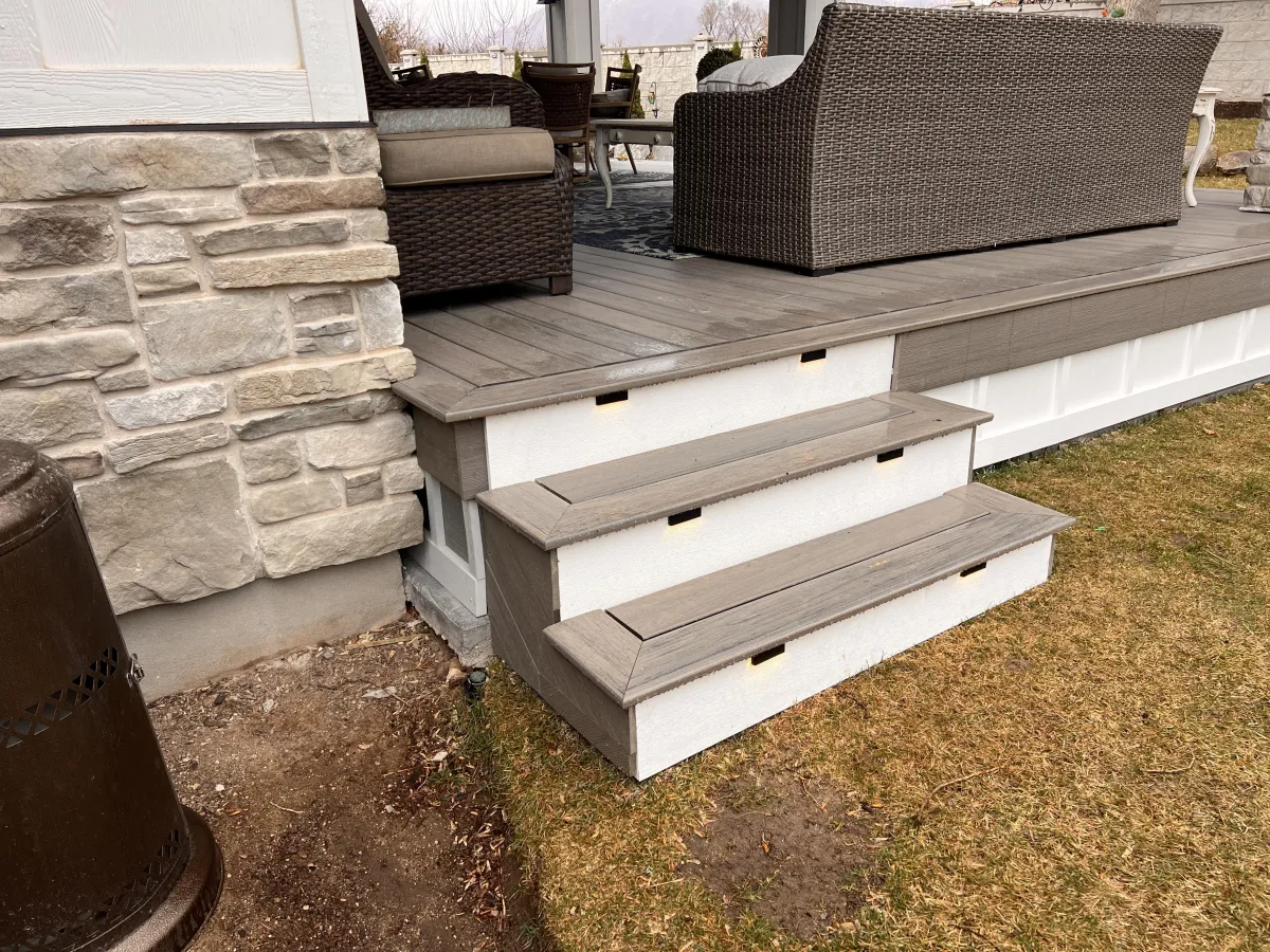 Warrior Built Composite Decking Stairs