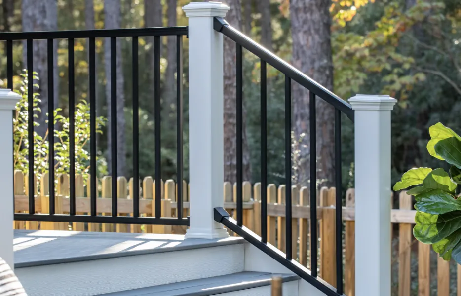 trex metal railing