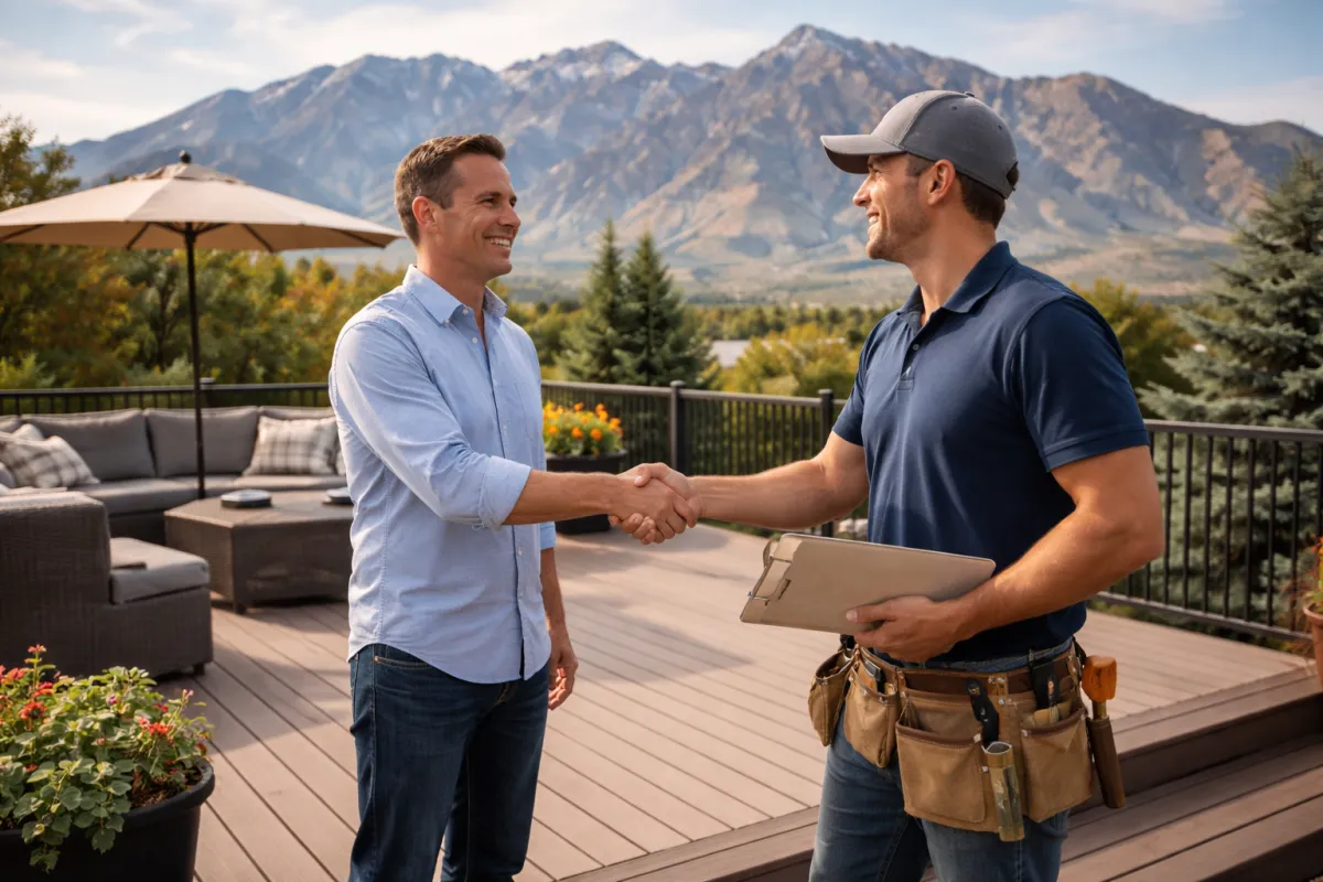 premium PVC deck builder in Utah