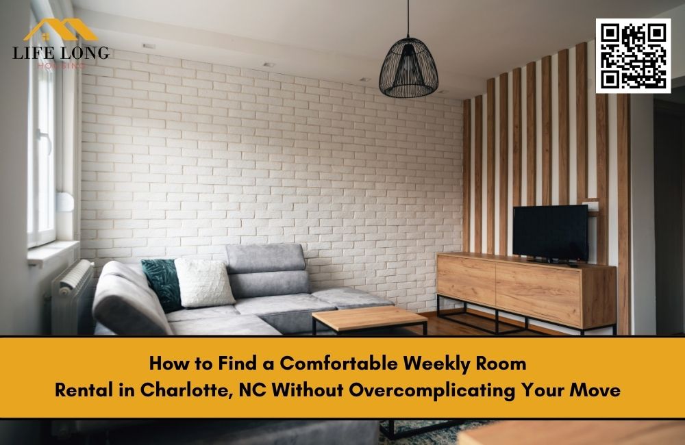 Furnished rooms for rent Charlotte NC Weekly room rentals Charlotte NC Affordable rooms for rent Charlotte NC Co-living Charlotte NC Furnished rooms near Charlotte Douglas Airport