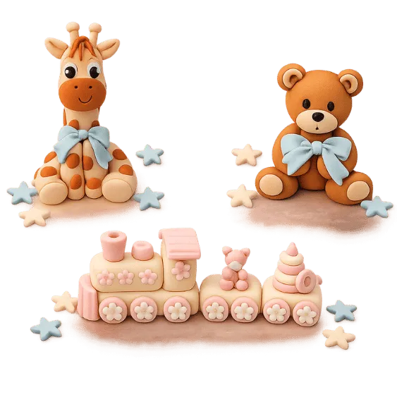 Handmade Personalised Cake Toppers for Special Occasions