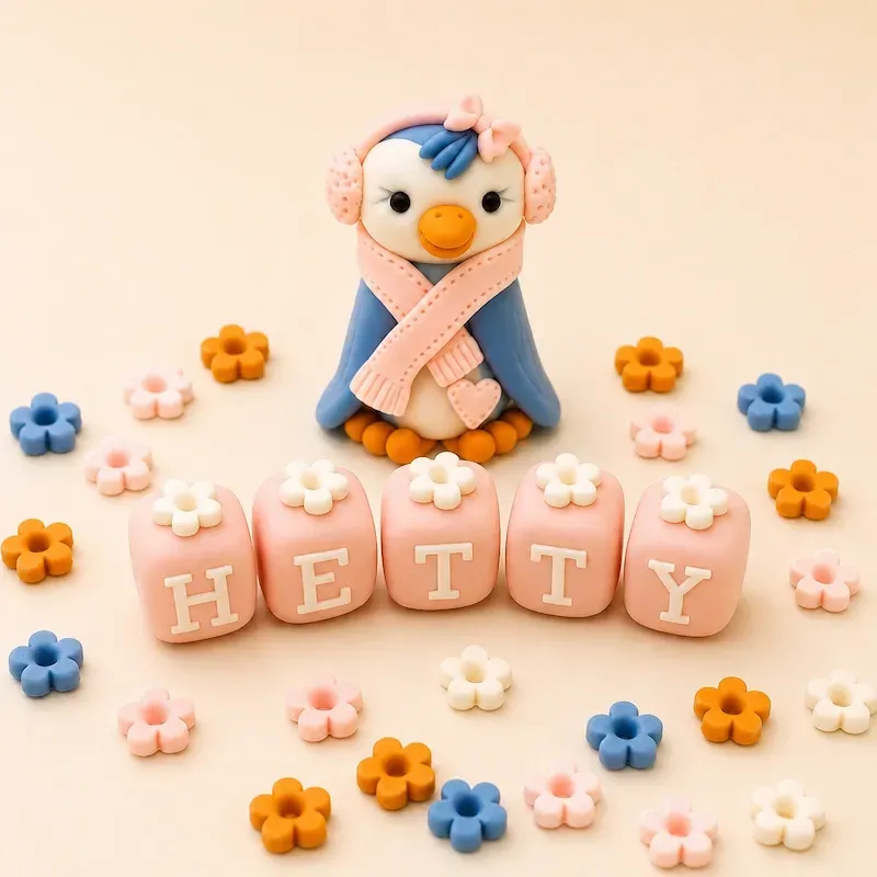 Birthday celebration handmade cake topper
