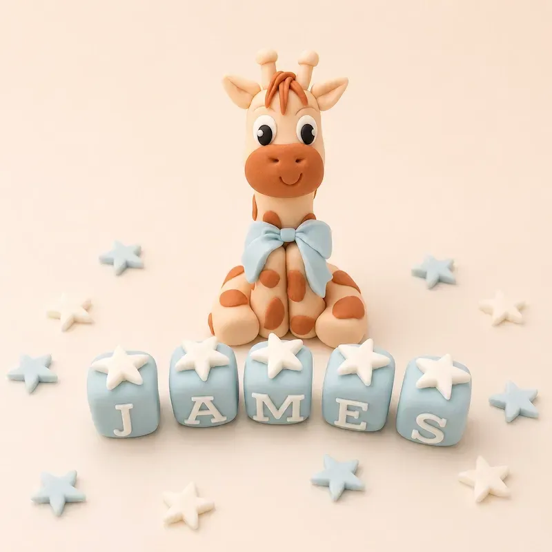Children's Cake whimsical handmade topper