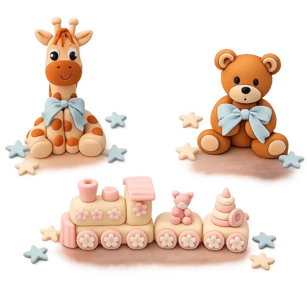 Handmade Personalised Cake Toppers for Special Occasions