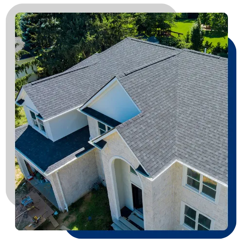 Commercial roof installation work on a building in Moline, IL 