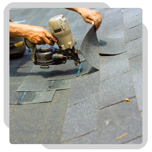 Roof leak repair on a home roof in Galesburg, IL 