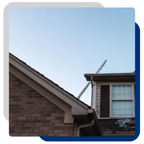 Hail and wind roof damage repair on shingles in Peoria, Illinois 