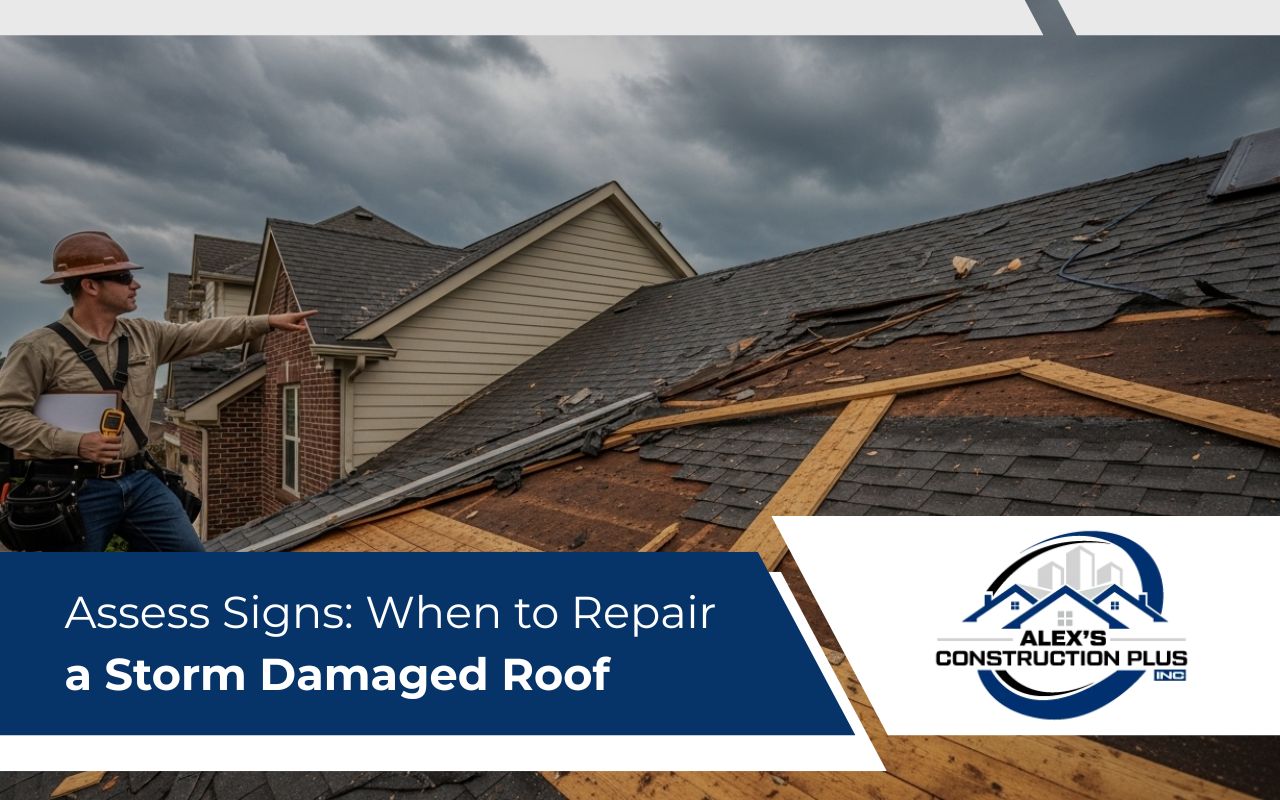 Assess Signs: When to Repair a Storm Damaged Roof