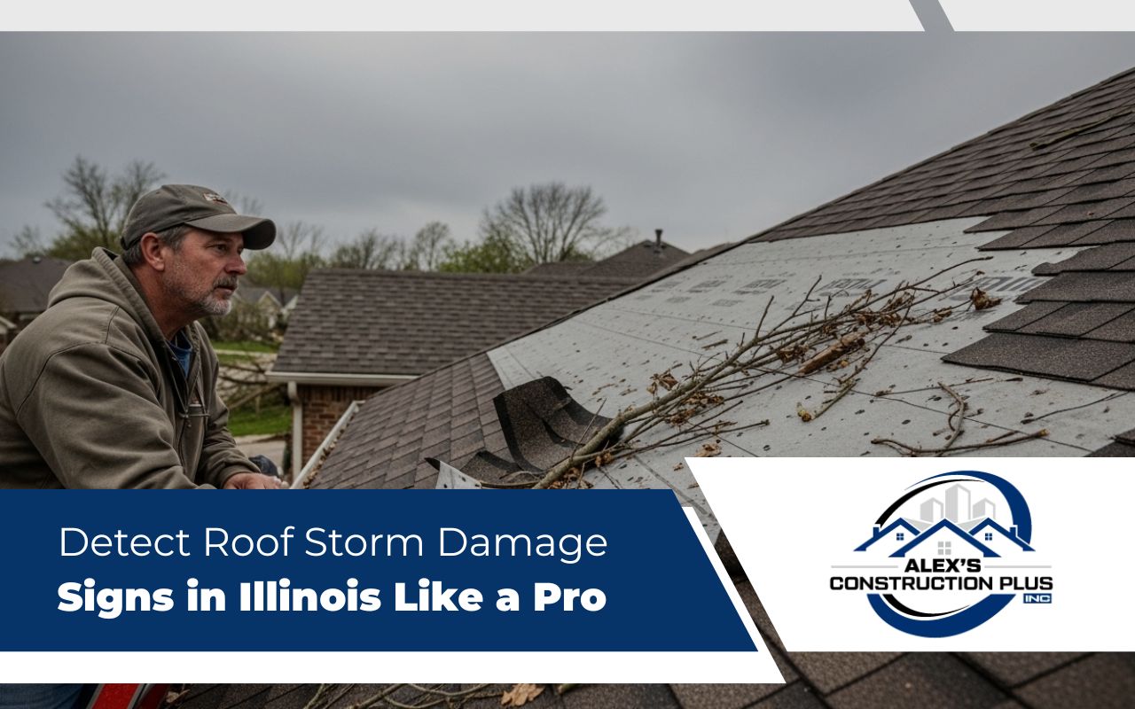 Detect Roof Storm Damage Signs in Illinois Like a Pro