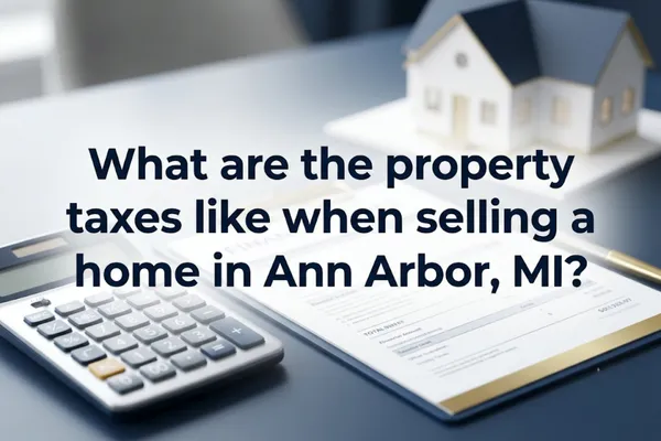 Understanding Property Taxes When Selling in Ann Arbor