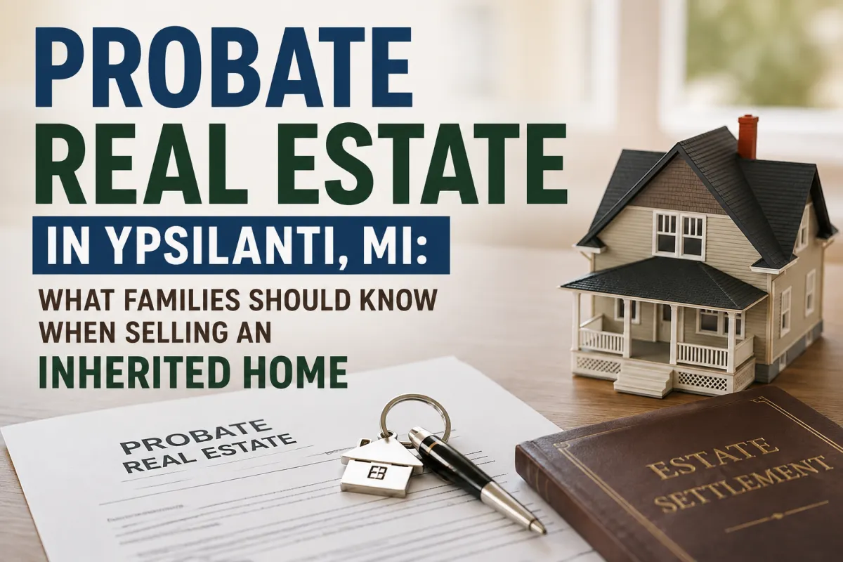 Probate real estate in Ypsilanti MI with an inherited home ready for sale