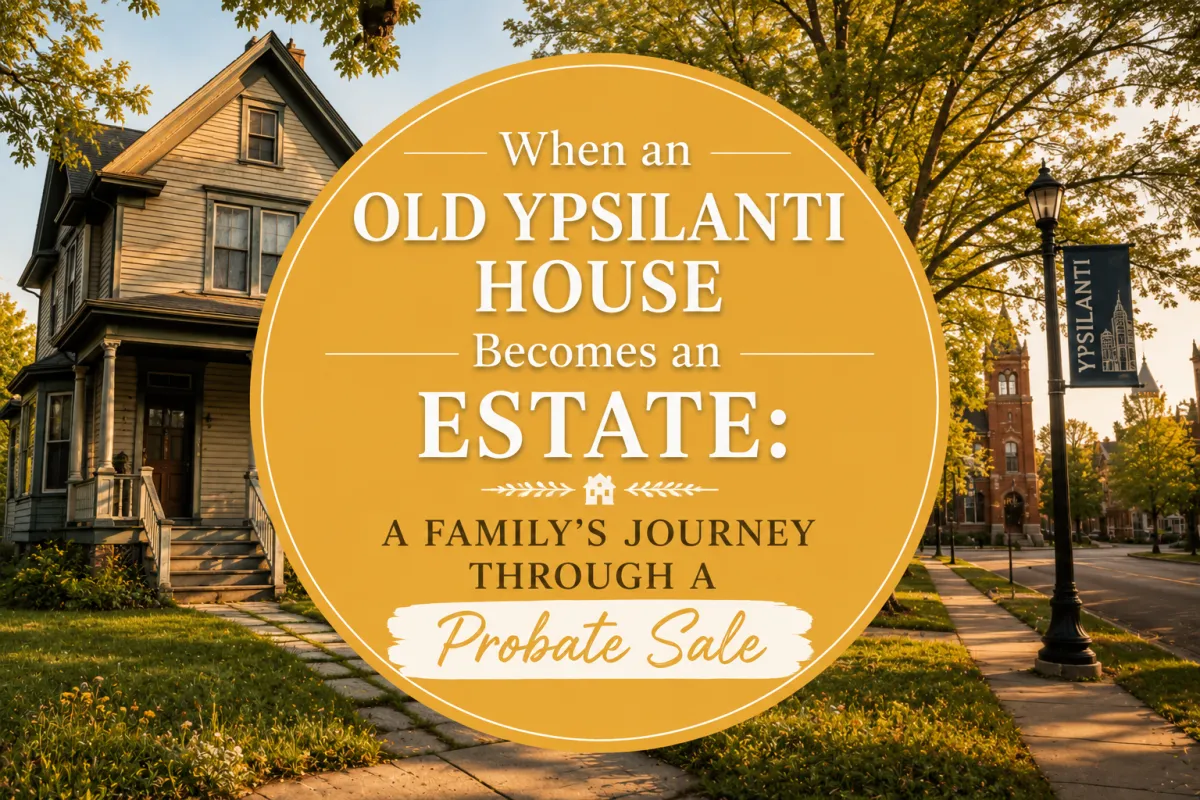 Old Ypsilanti house becoming an estate during a family probate sale