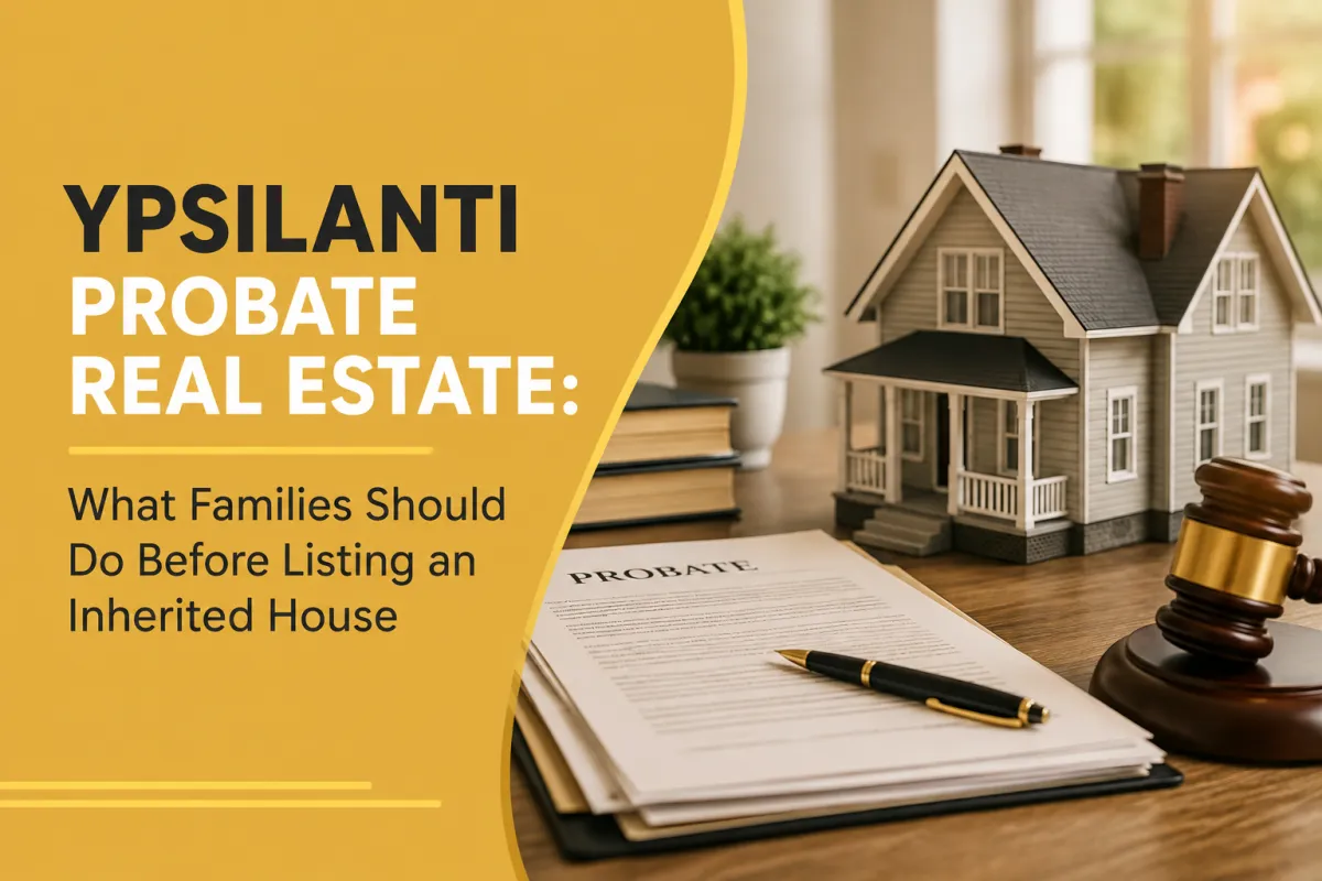 Ypsilanti probate real estate and inherited house
