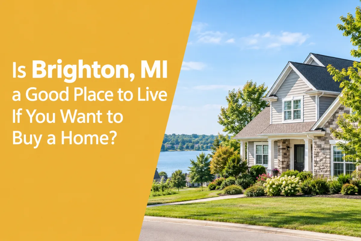 Brighton MI homes and residential neighborhood for home buyers