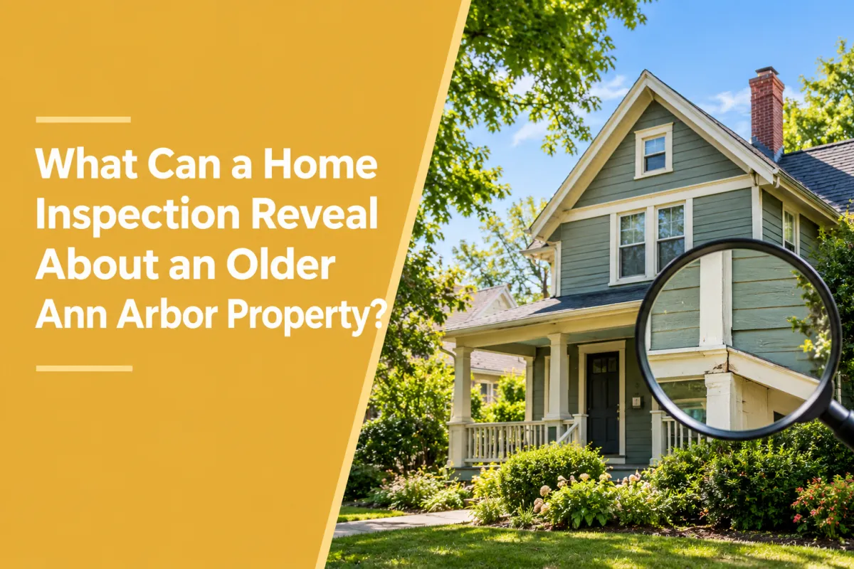 Home inspection of an older Ann Arbor property before purchase
