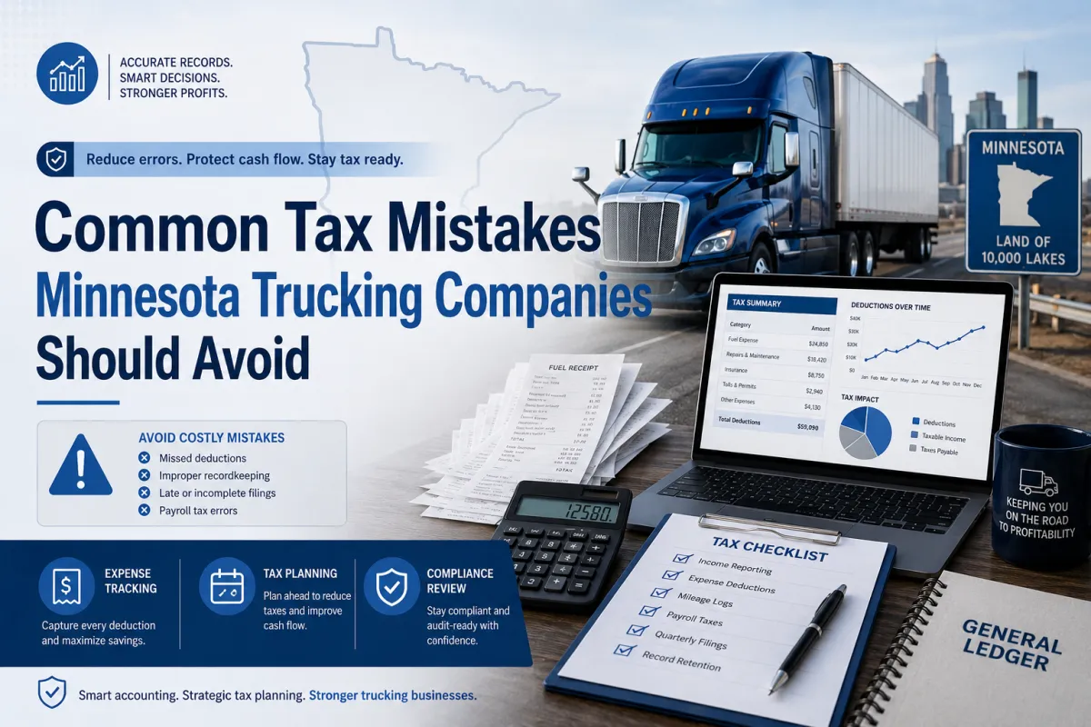 Common tax mistakes Minnesota trucking companies should avoid