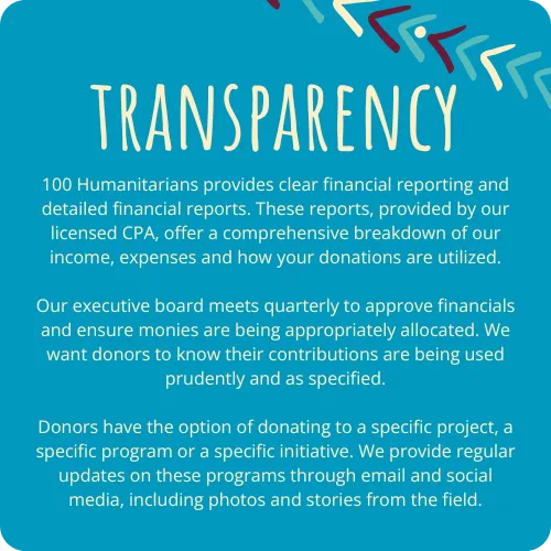 Join a Trip to Kenya with 100 Humanitarians International
