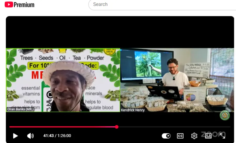 MR MORINGA FEATURED ON THE GROW MORIGA COLCTIV