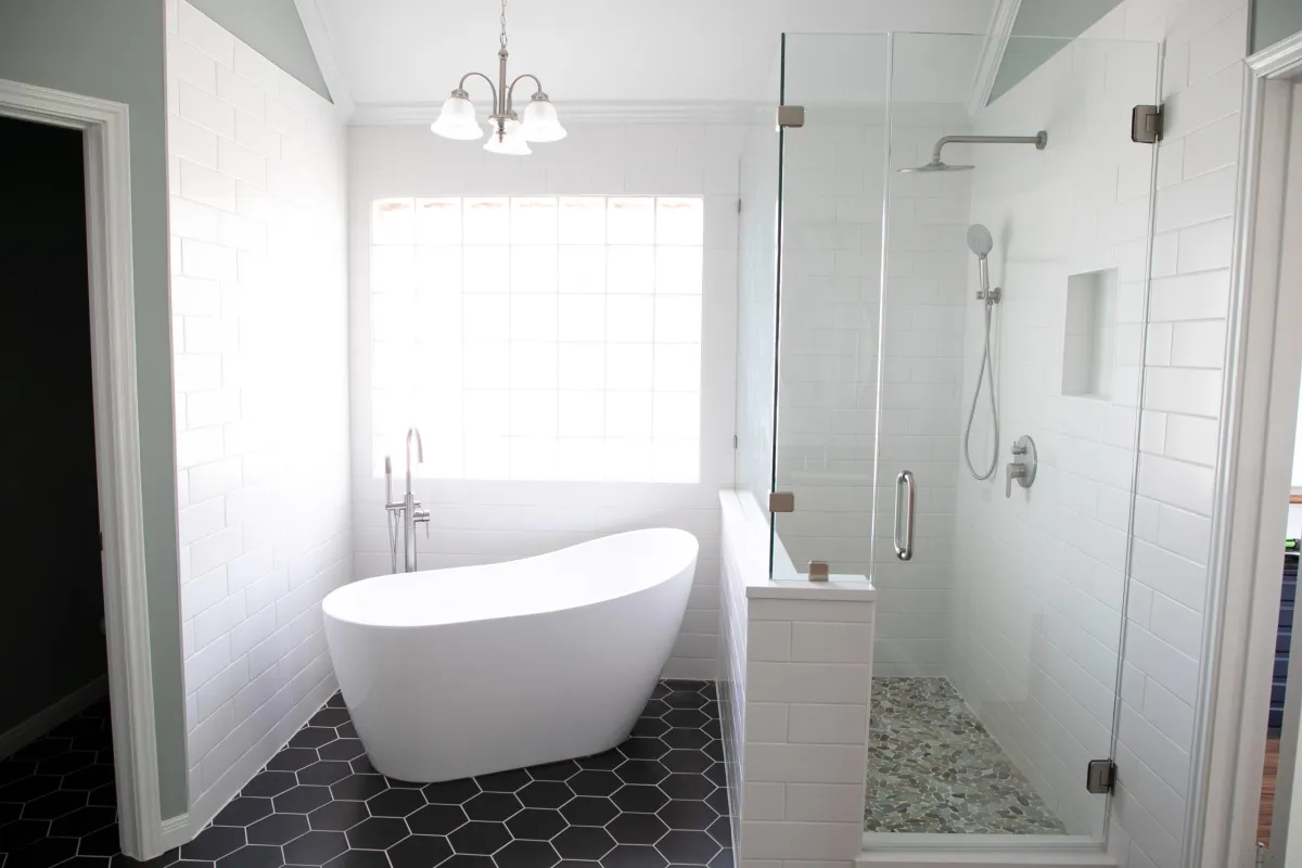 Bathroom in a rental or investment property managed and inspected through a professional home management service by MMI Home Manager