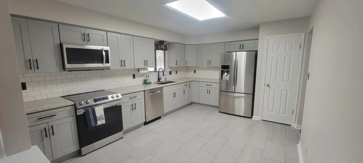 Modern kitchen maintained by MMI Home Manager with organized home systems for Boerne homeowners